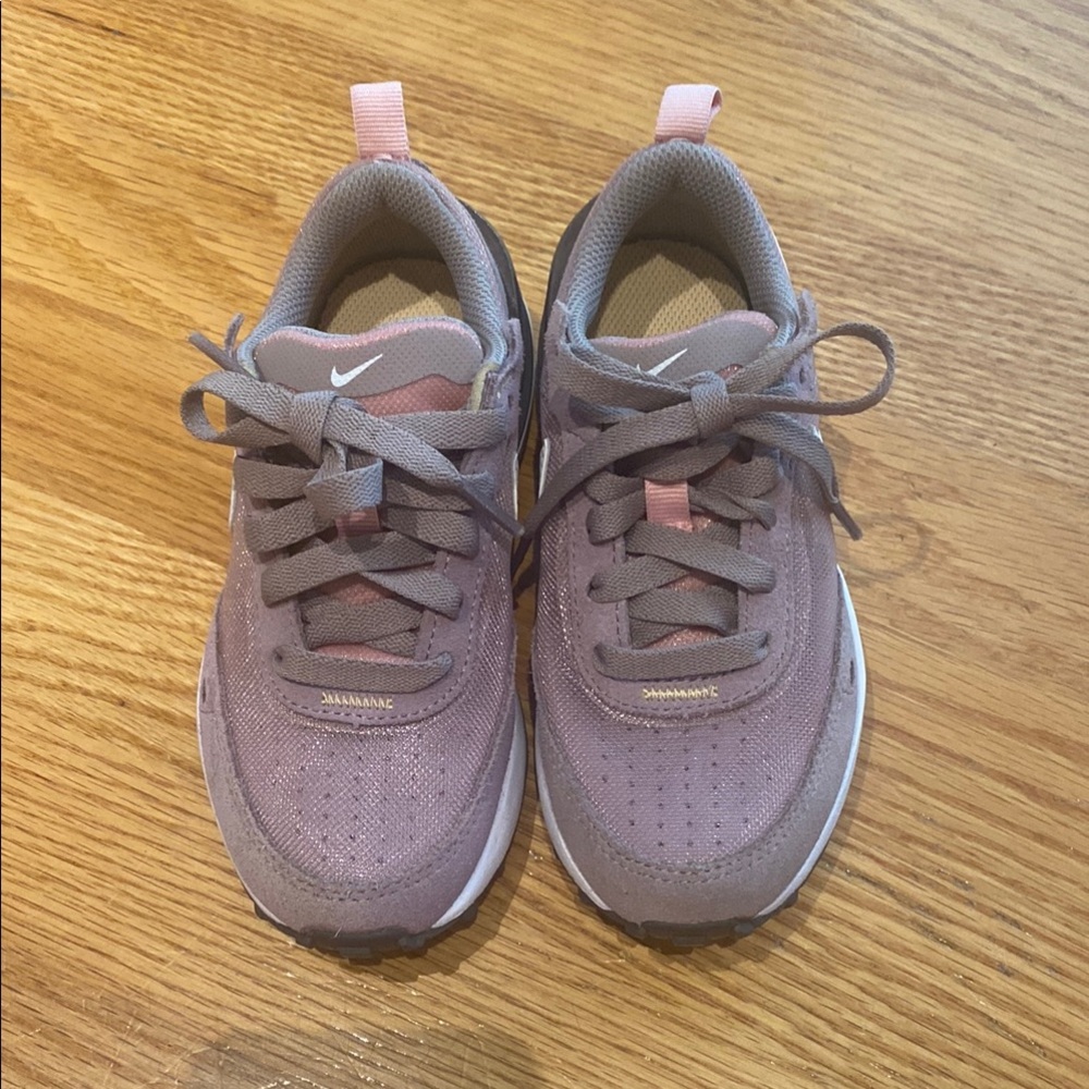 Nike Waffle One Kids' Purple Athletic Sneakers